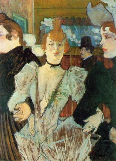 La Goulue Entering the Moulin Rouge Henri de Toulouse-Lautrec